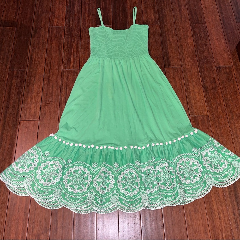 Lilly Pulitzer Modesto Smocked Midi Dress - Large